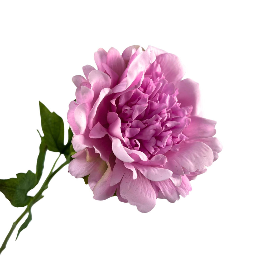 Real Touch Peony Stem - Light Pink