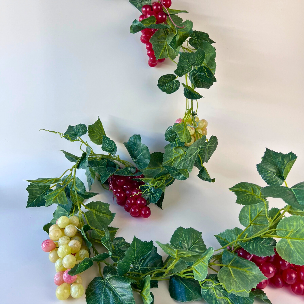 Grape & Vine Garland UV 180cm