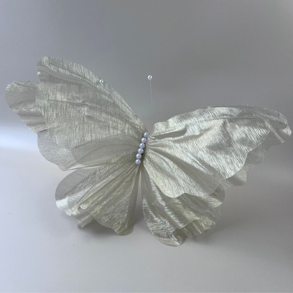 COCO Champagne Shimmer 50cm Giant Organza Butterfly