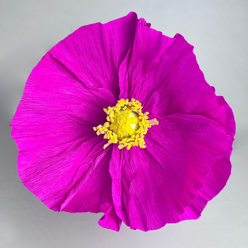 CHARLIE Giant Paper Flower Hot Pink 30cm