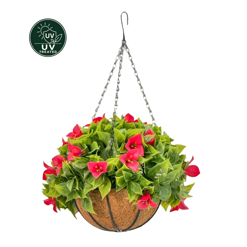 Bougainvillea Hanging Basket (UV Treated) - Pink33cm