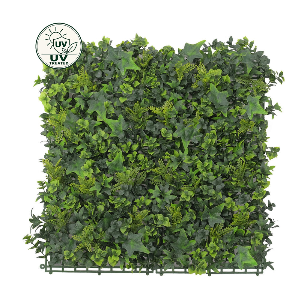 Artificial Hedge Tile (UV Treated) - English Elm 50x50cm