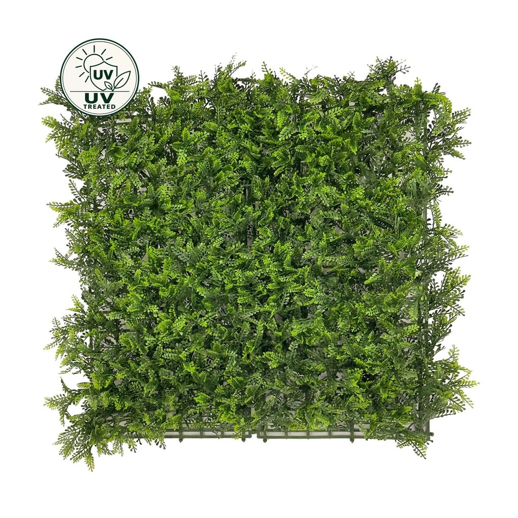 Artificial Hedge Tile (UV Treated) - Mimosa Fern 50x50cm