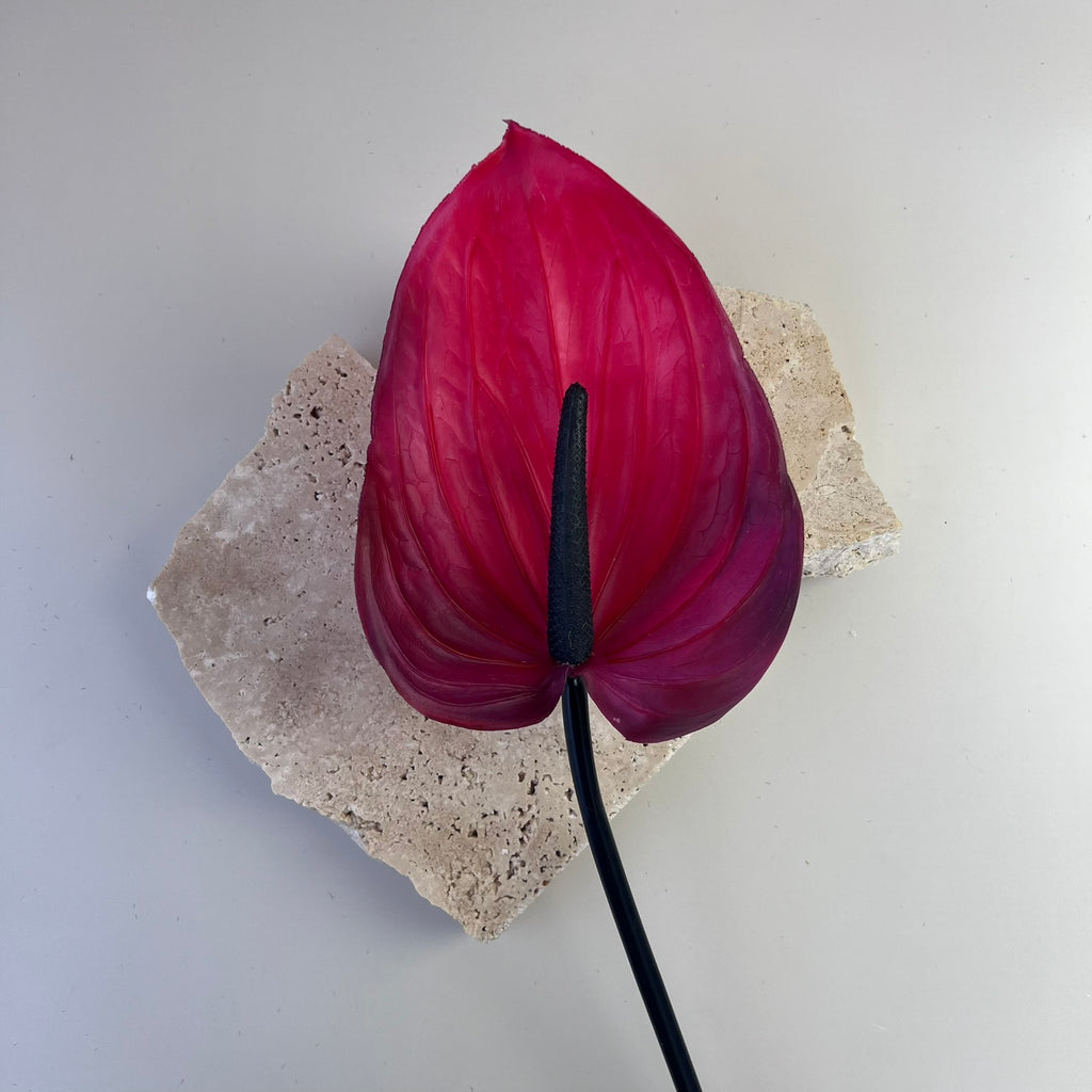 Real Touch Large Anthurium Red