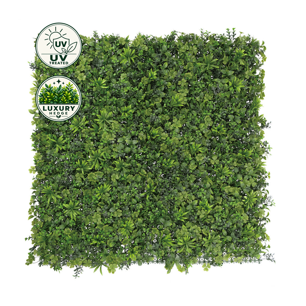 Artificial Luxury Hedge Tile (UV Treated) - Spring Fling 100x100cm