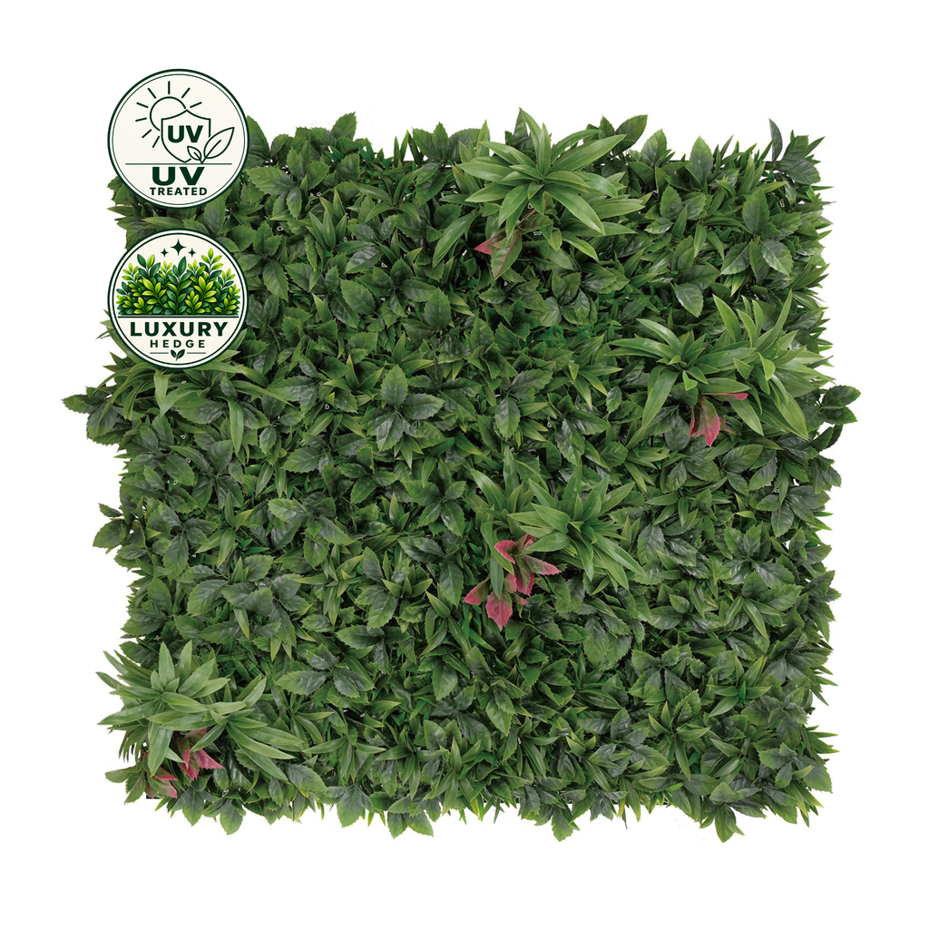 Artificial Hedge Tile (UV Treated) - Dream Garden Mix 100x100cm
