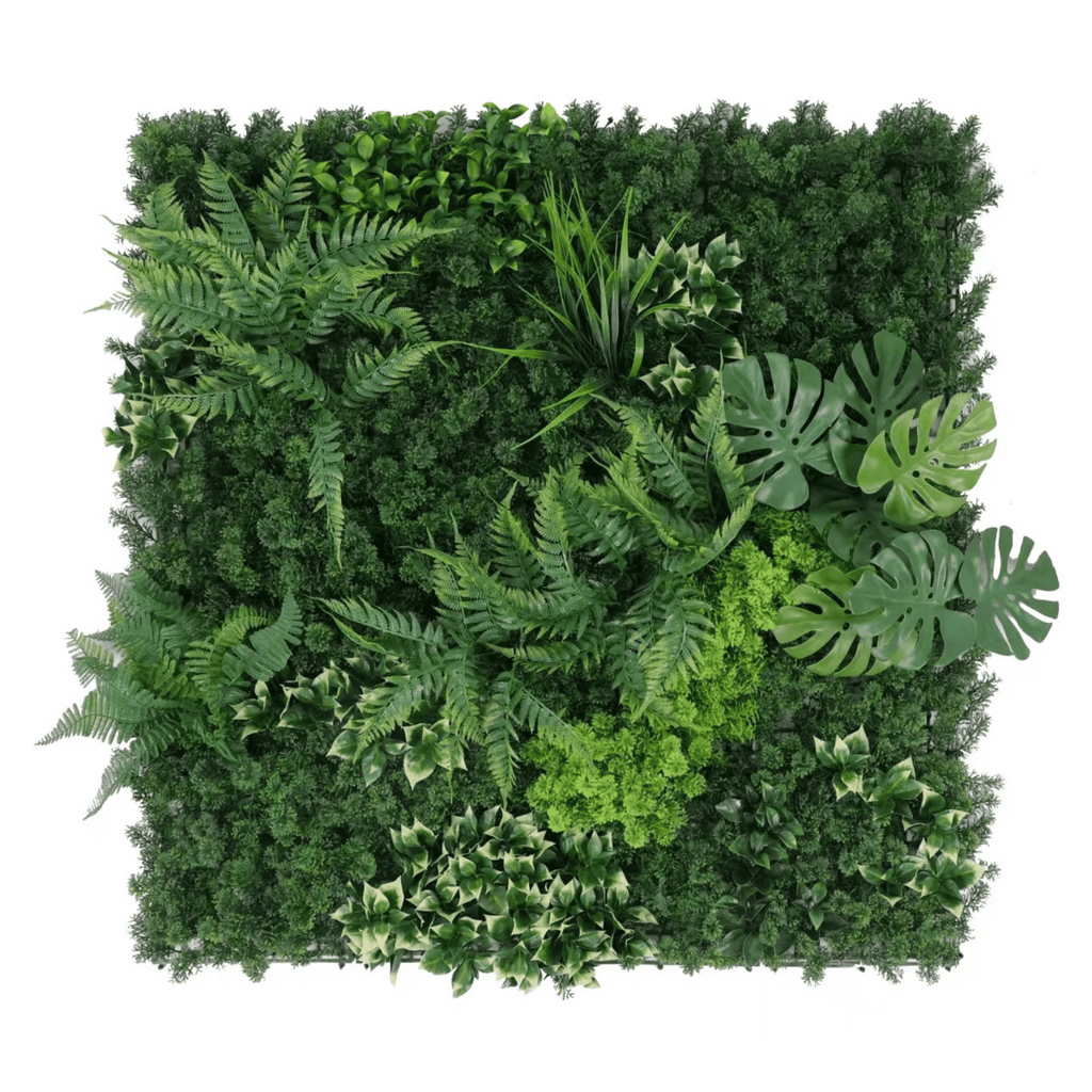 Artificial Hedge Tile Monstera 100x100cm