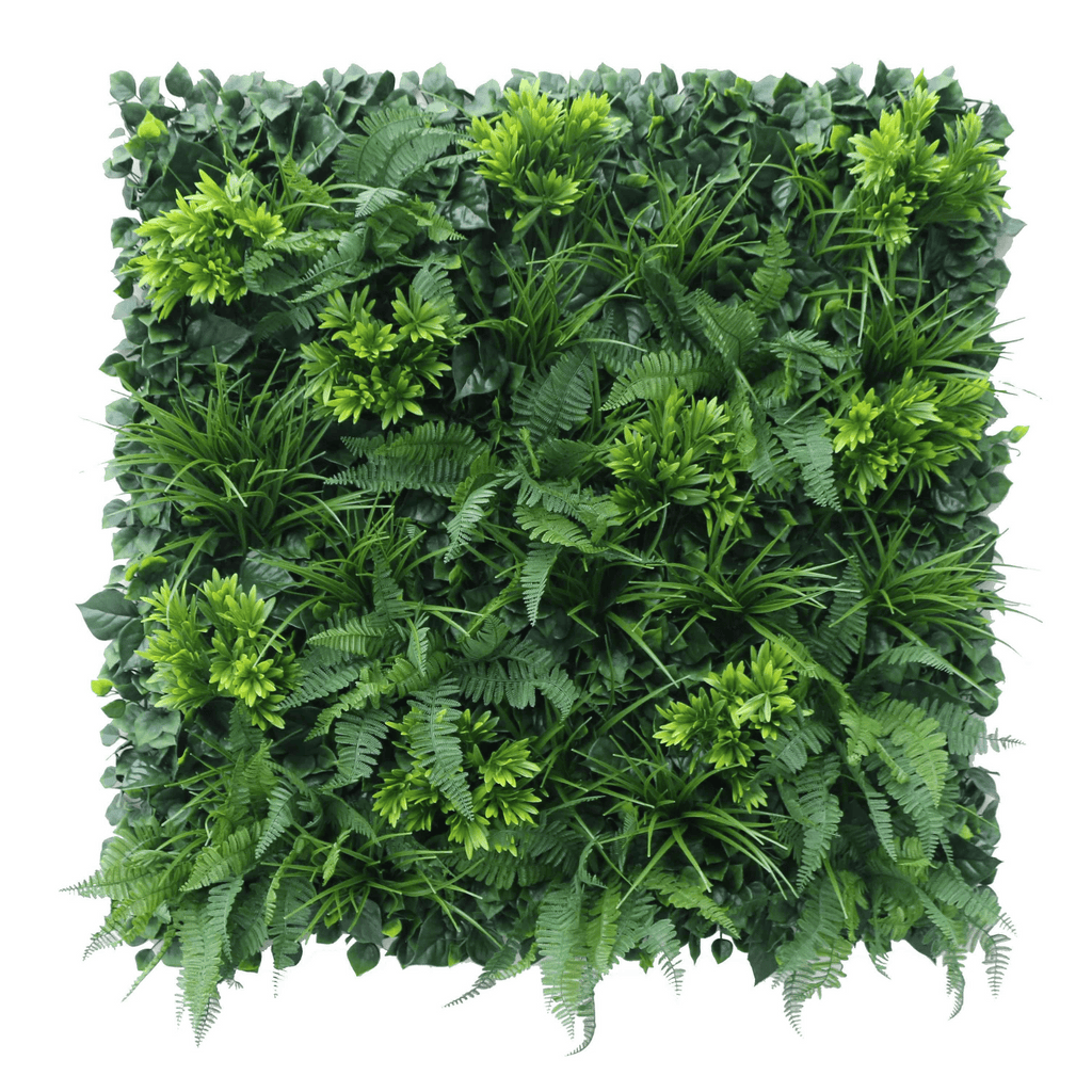 Artificial Hedge Tile Jungle Fern 100x100cm