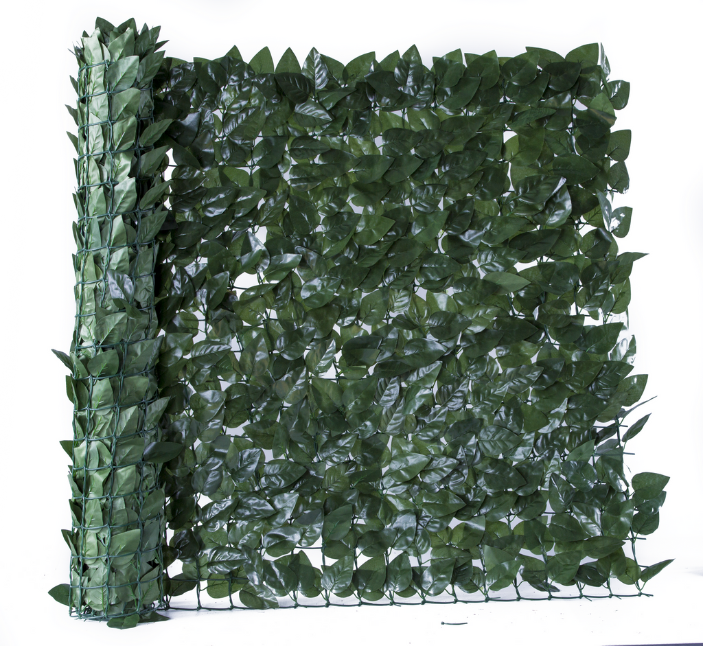 Artificial Hedge Roll (UV Treated) - Dark Green Ivy 300x100cm