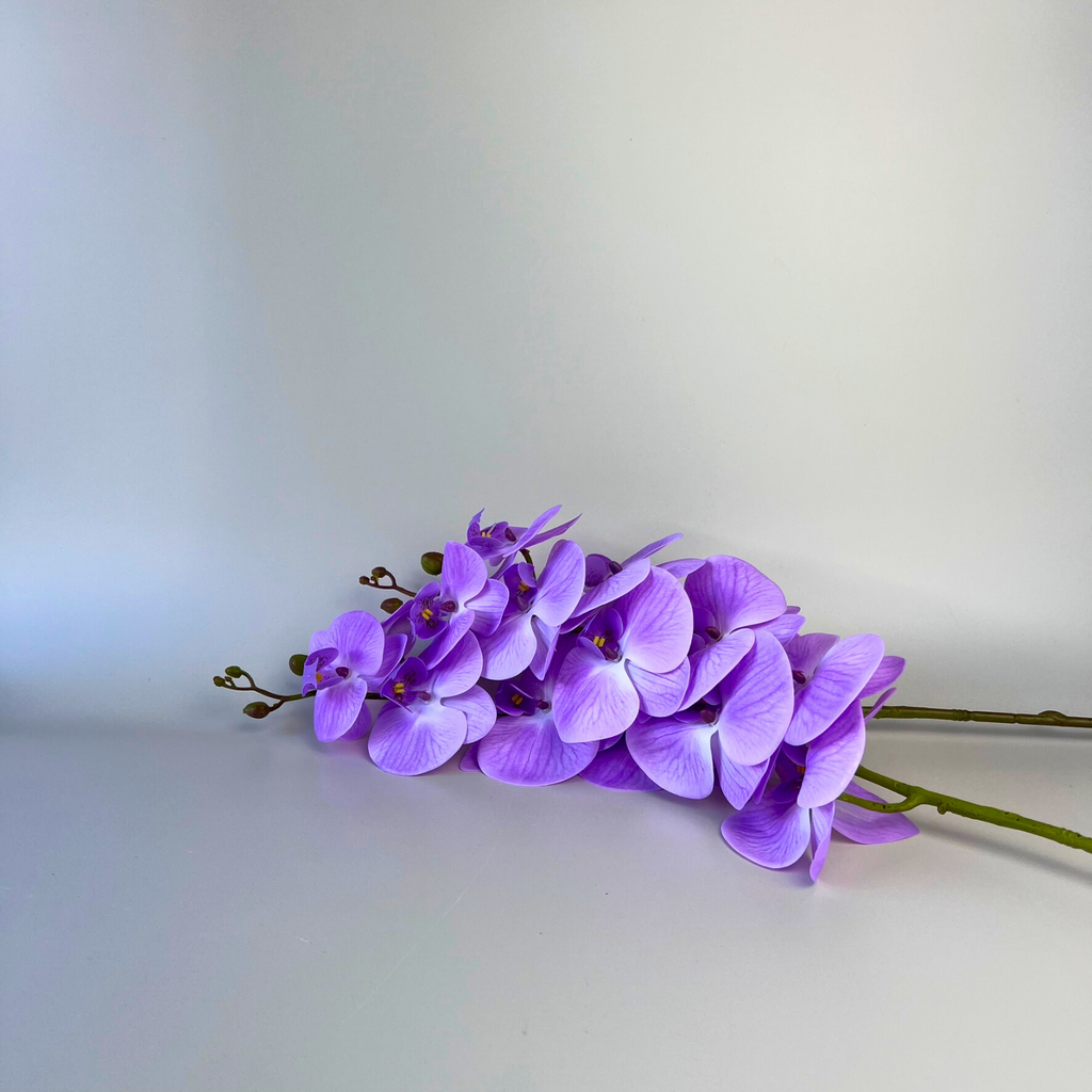 Real Touch Orchid Phalaenopsis (9 blooms) - Purple