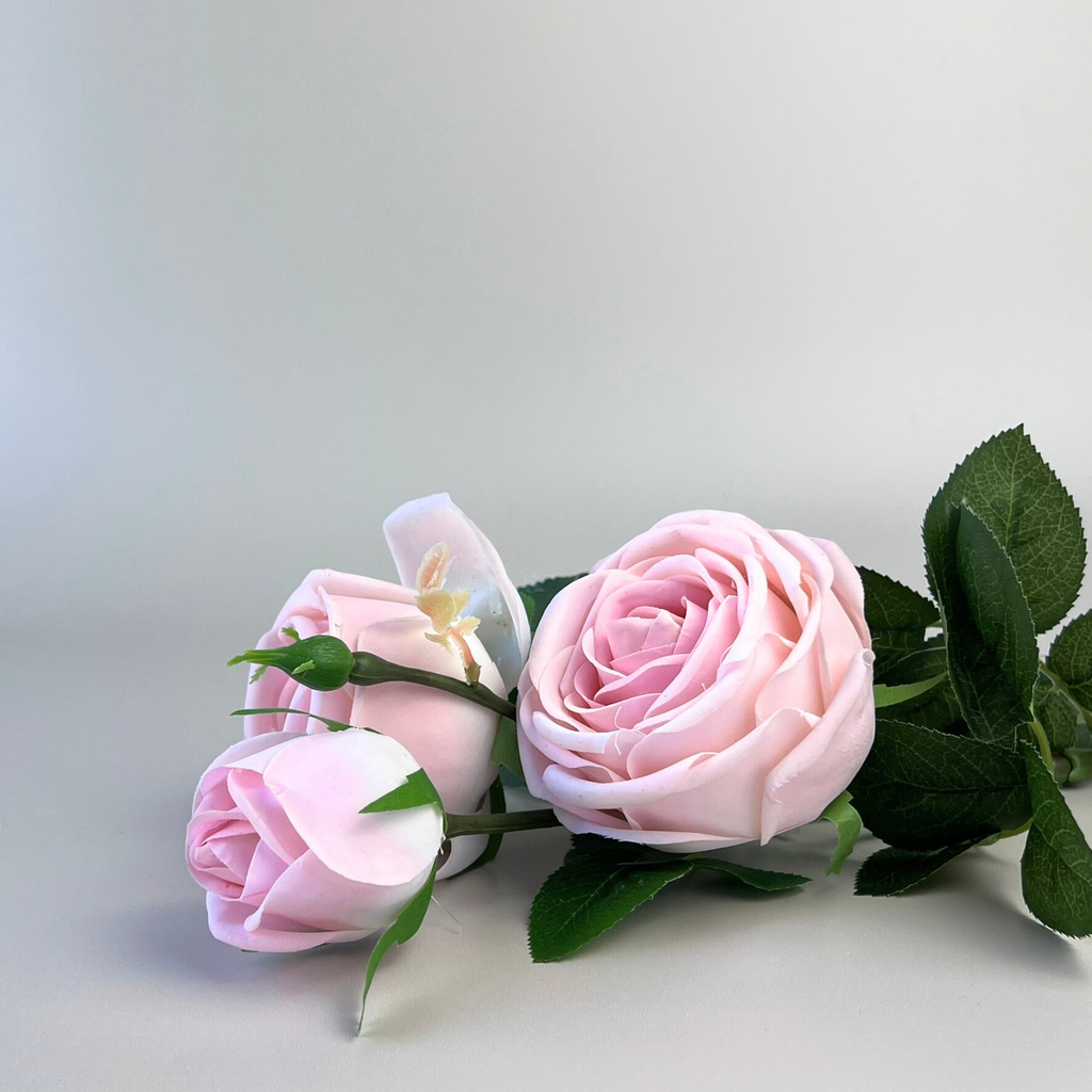 Real Touch Peony Rose - Cream Pink