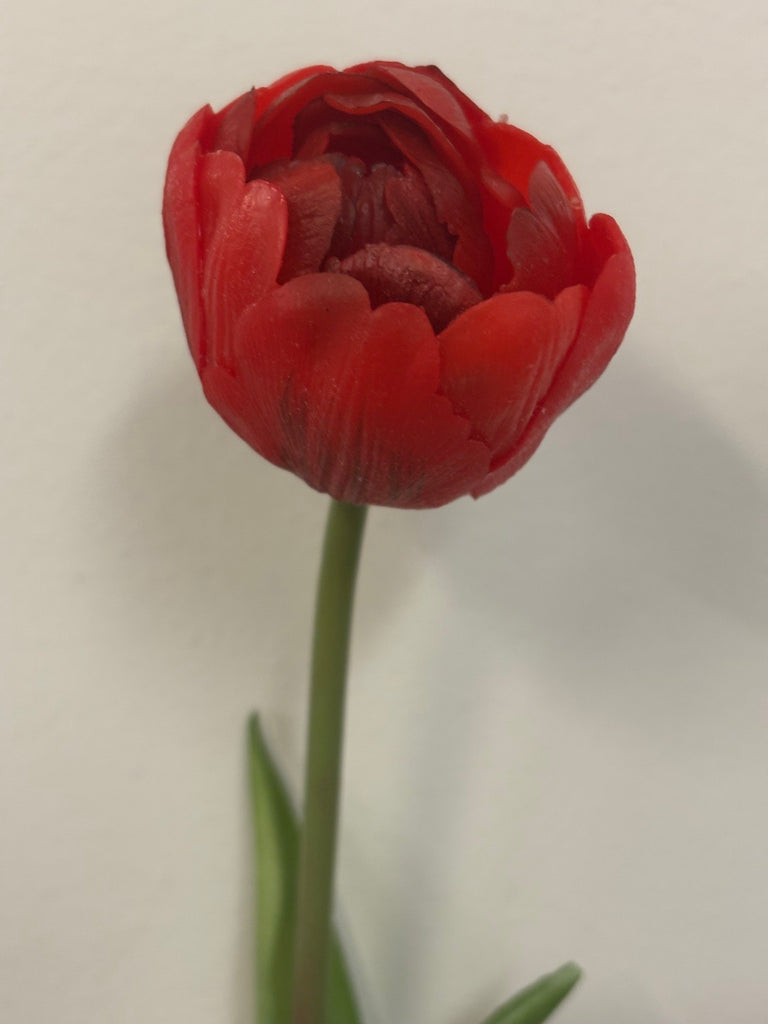 Real Touch Open Tulip - Red