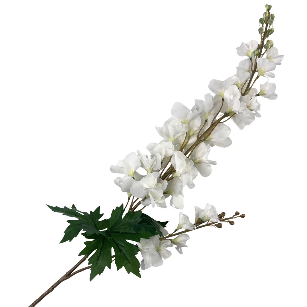 Real Touch Delphinium 2 Spray - White