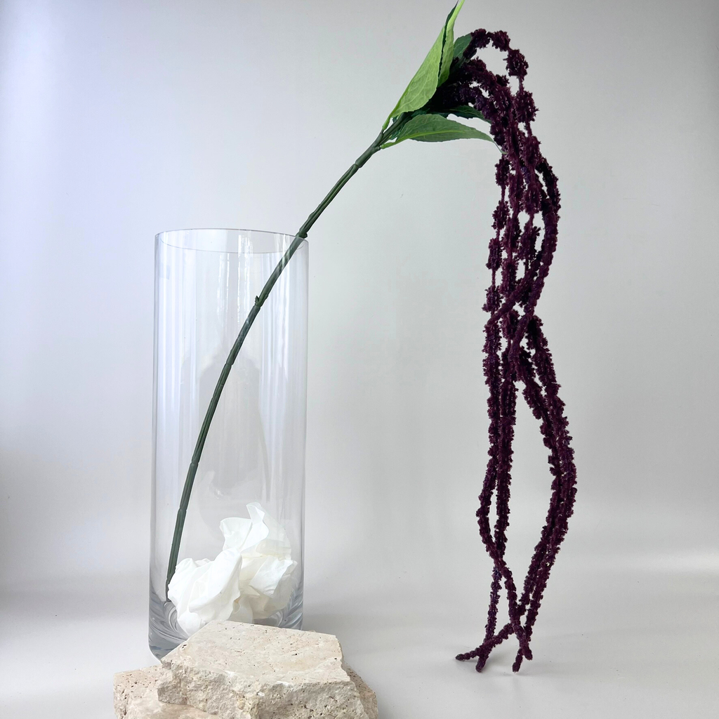 Real Touch Amaranthus Hanging Burgundy
