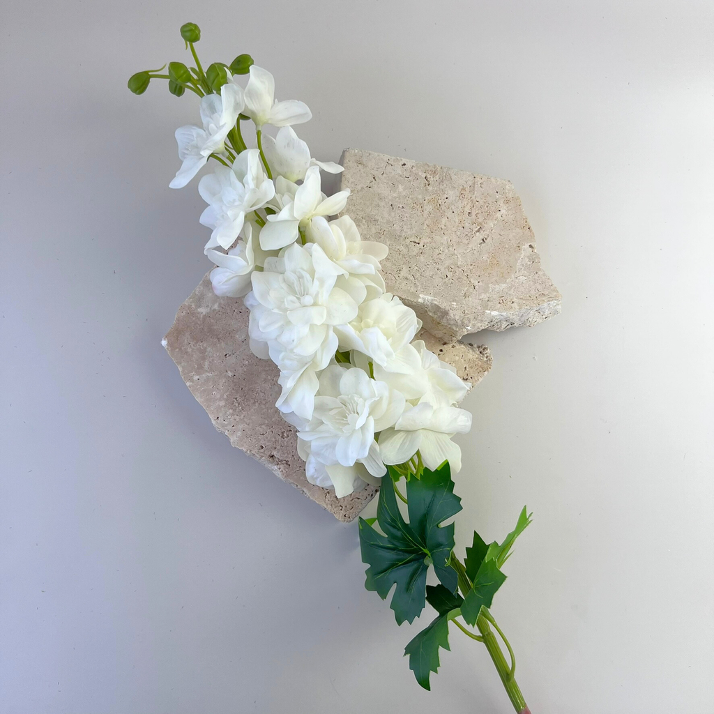 Real Touch Delphinium White
