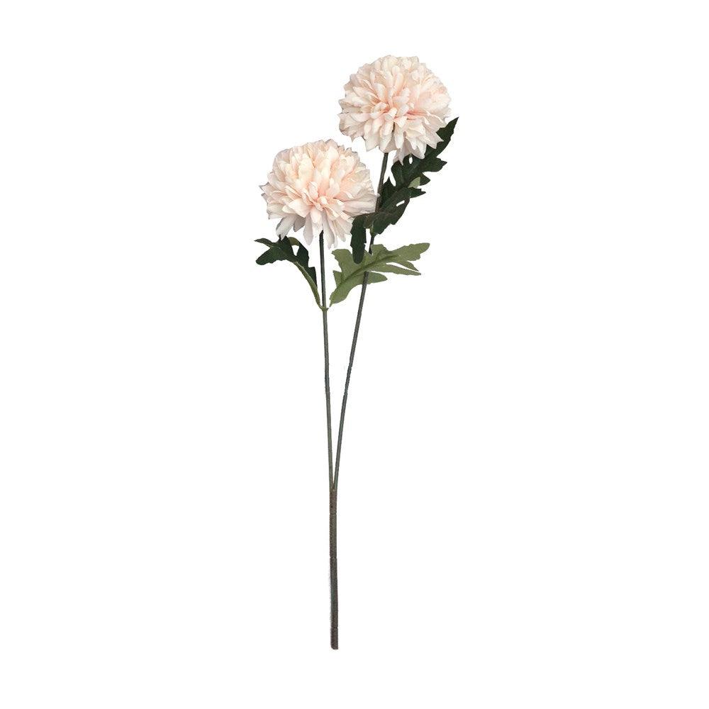 Artificial Dahlia Twin Stem 35cm - ORANGE