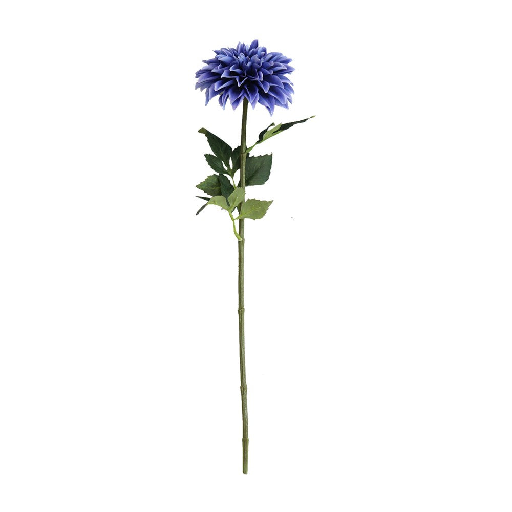 Artificial Wild Dahlia Stem 80cm - BLUE