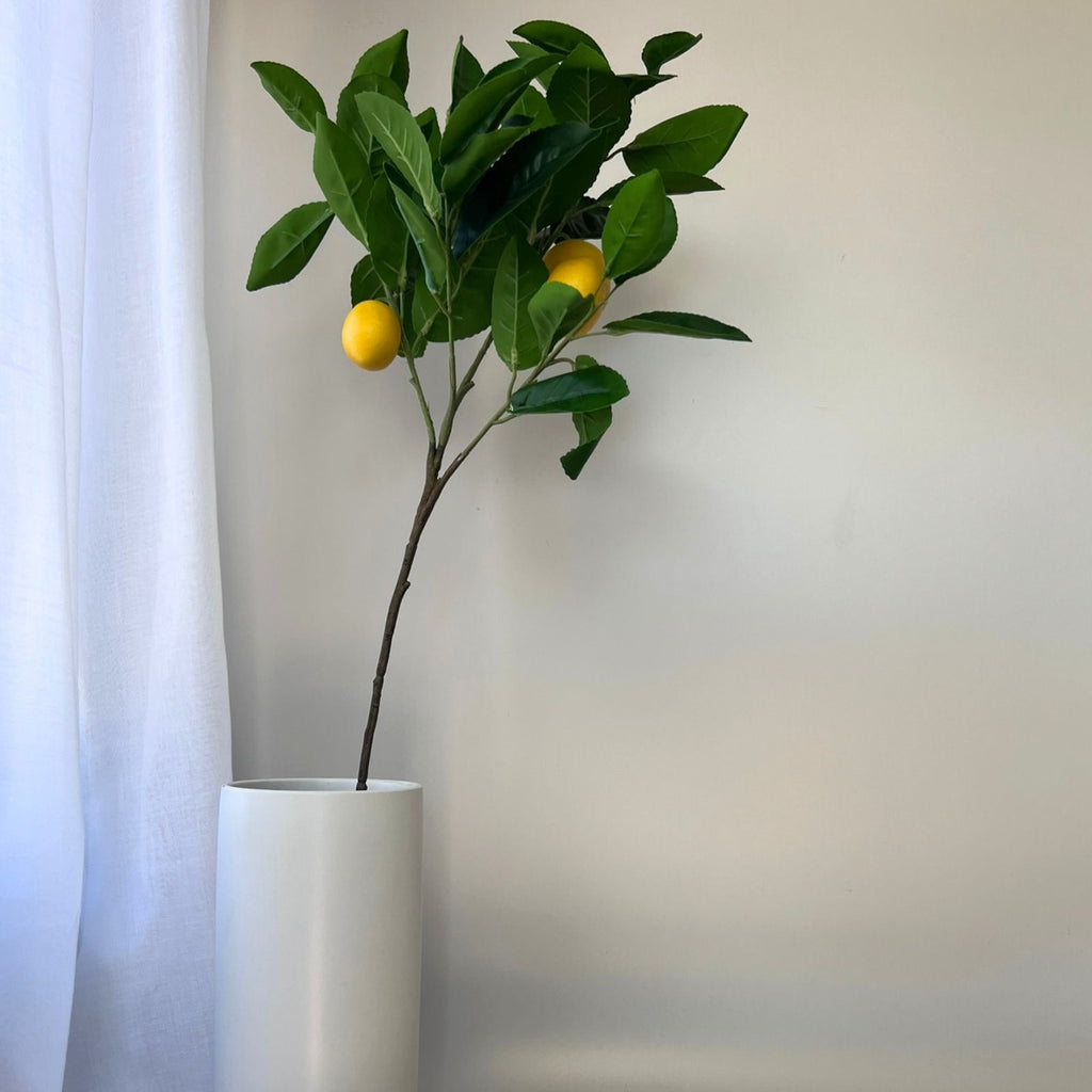 Artificial Lemon Stem 70cm