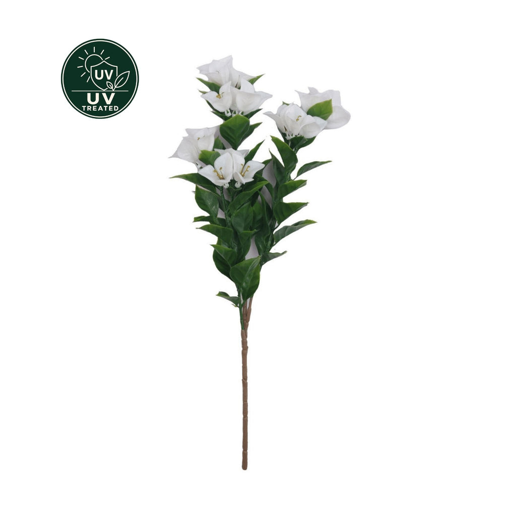 Bougainvillea Stem (UV Treated) - White 50cm