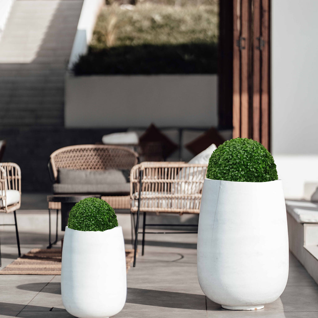 English Box Artificial Topiary Half Ball 38cm