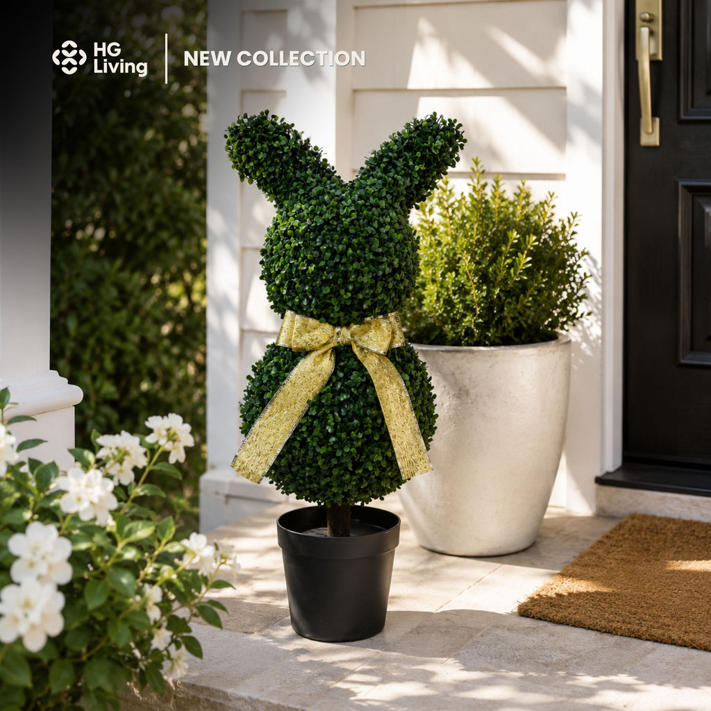 ROXIE Topiary Potted Rabbit (UV Treated) - Green 85cm